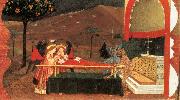 UCCELLO, Paolo Miracle of the Desecrated Host (Scene 6) wt oil painting on canvas